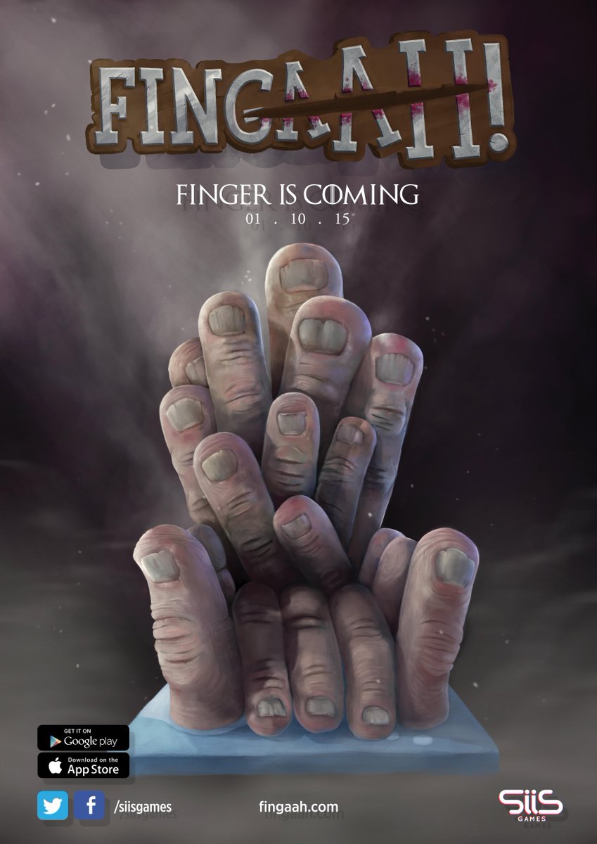 SiisGames's tweet photo. Fingaah! is Coming in 01.10.15! Just wait here for one more day. http://t.co/gKqrB8mpi5 #madewithunity #indiedev http://t.co/UDEu3vqAKc