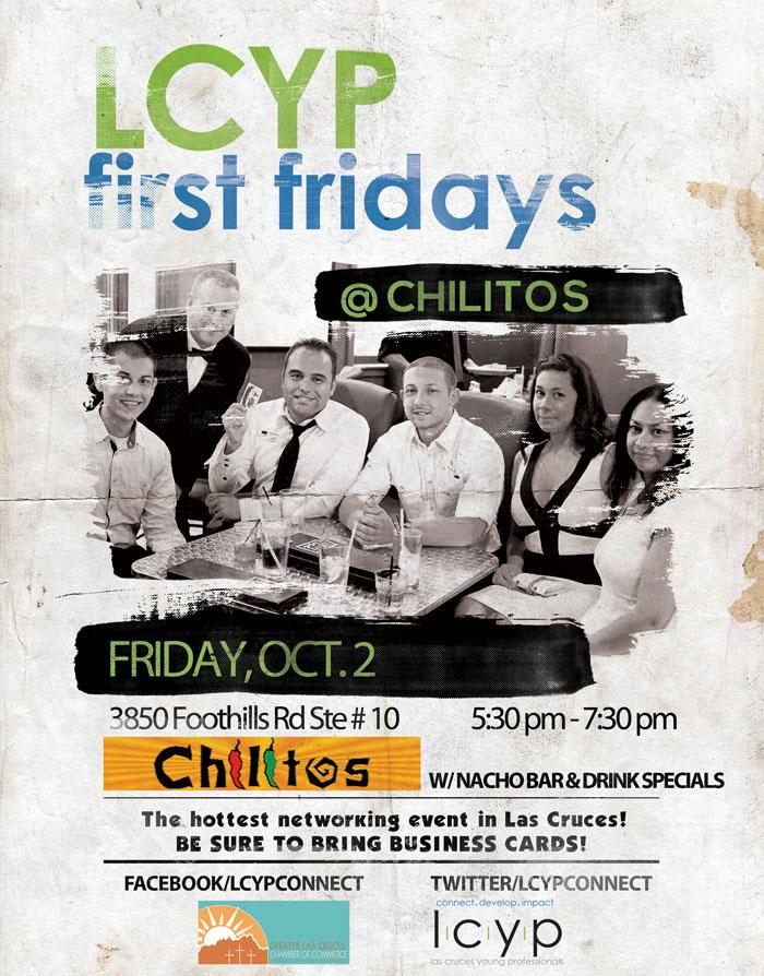 LCYPConnect's tweet image. Welcome the change of seasons with the #LCYP at the October First Friday hosted by Chilitos! bit.ly/1GhAqcK