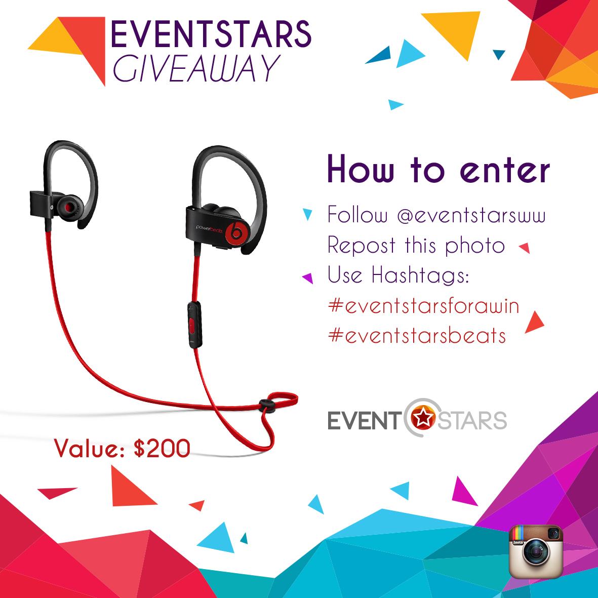 Win these amazing Beats earphones. Powerbeats2 Wireless by Dr. Dre ($200 value) instagram.com/p/8Qsl0YOiH2/?… #giveaway