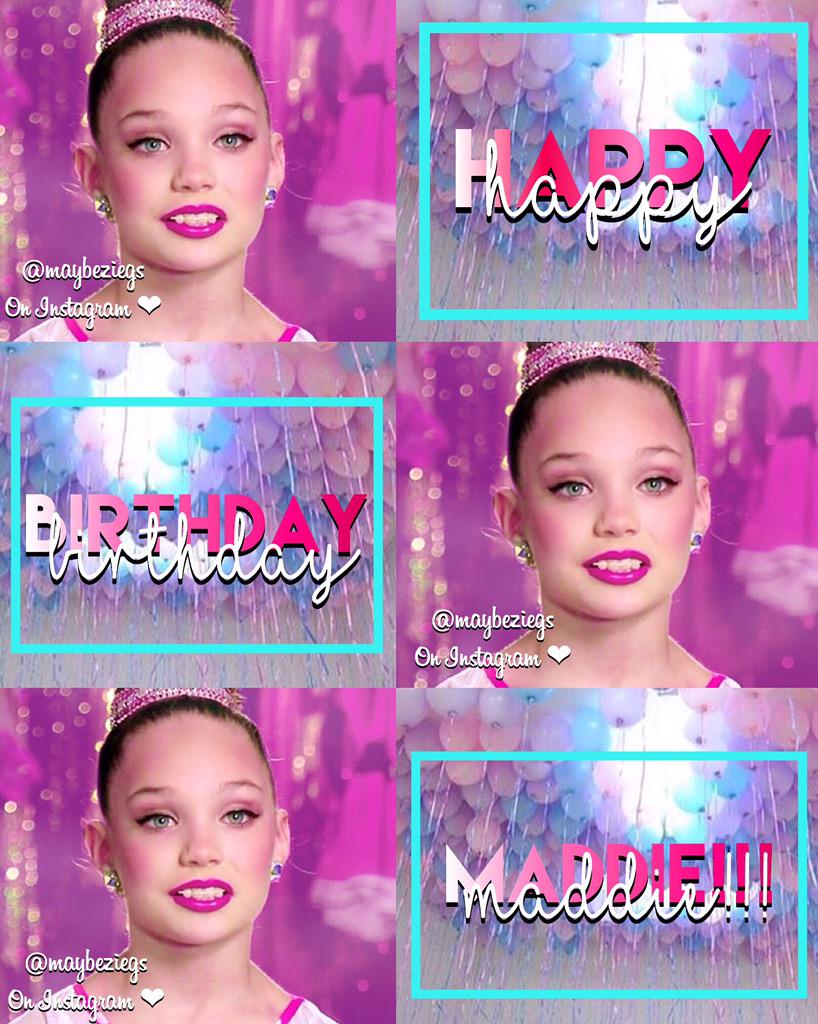 Happy 13th birthday Maddie Nicole Ziegler,,,ilysm     