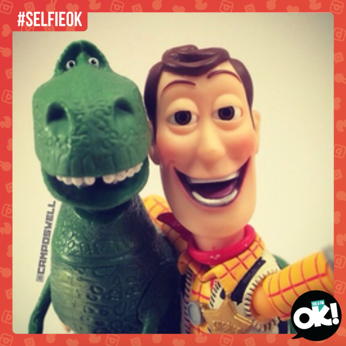 OK1055FM's tweet photo. #SelfieOK ¡Las fotos de Woody le están dando la vuelta al mundo! http://t.co/UjWl2M7R7p