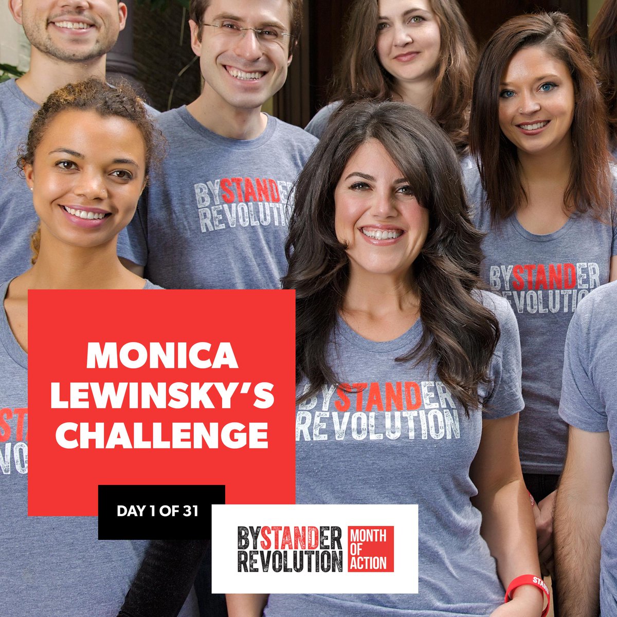 Monica Lewinsky on Twitter "1 challenge a day this October for(02)
