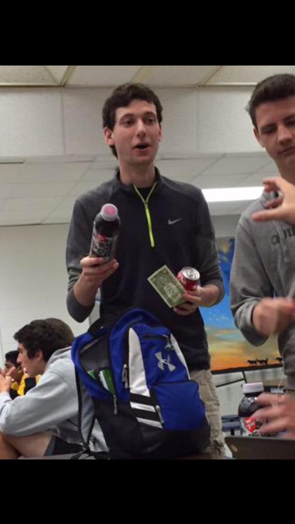 21MillStreet's tweet photo. Evidence of unlawful drink sales at NNHS http://t.co/rfkh5RSl8y