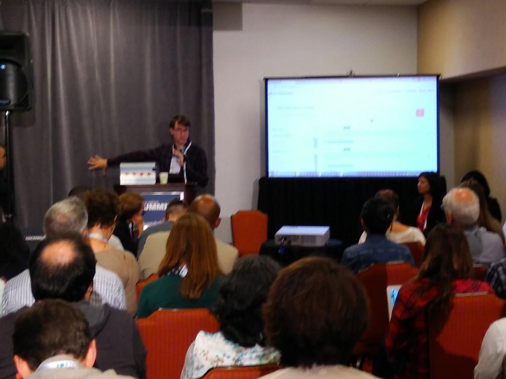 The art of #visualization is what not to show, says <a href="/derekeder/">Derek Eder</a> #cfasummit #empowerla