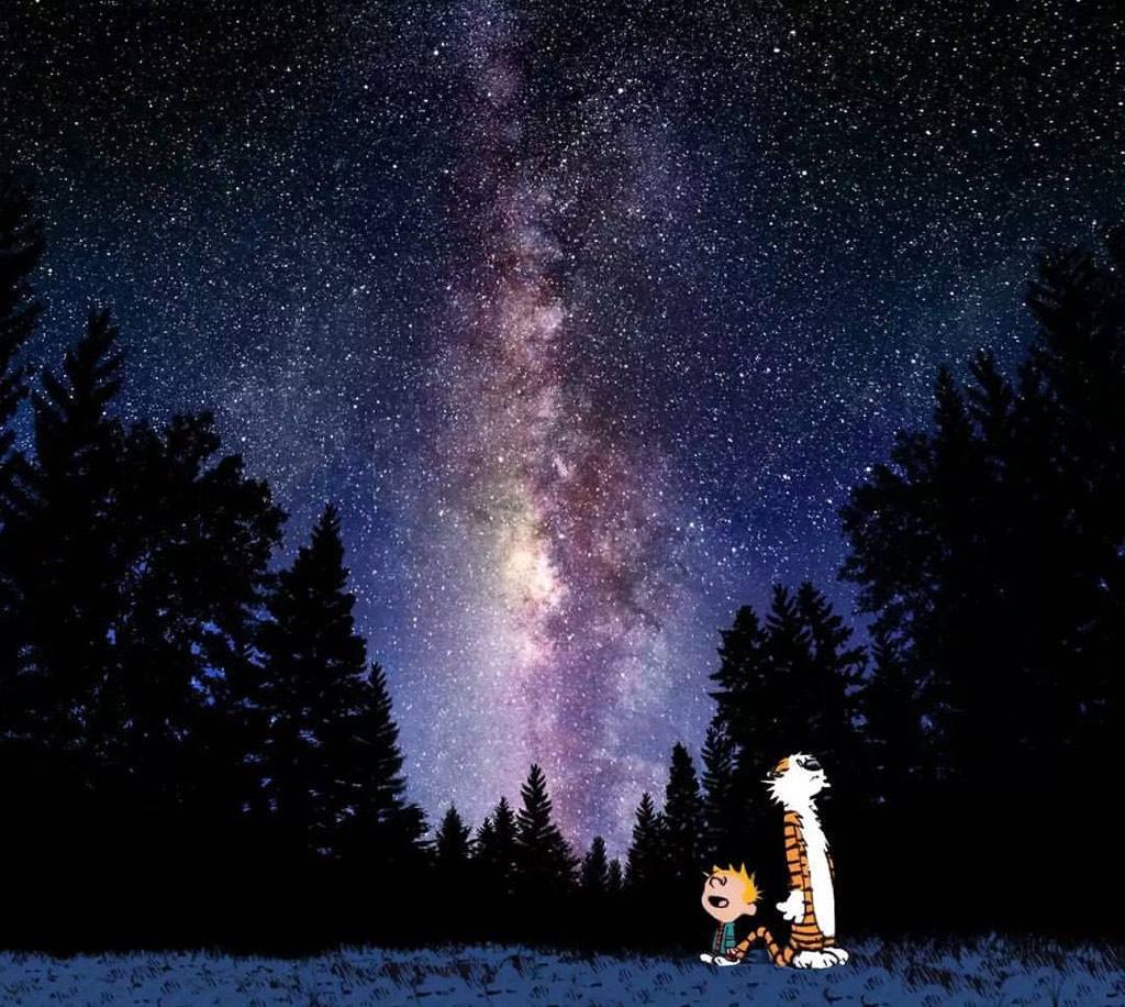Calvinn_Hobbes's tweet photo. We're so busy with our day to day lives we forget about the simple things in life. 🌌 http://t.co/sJH1XnqdKL