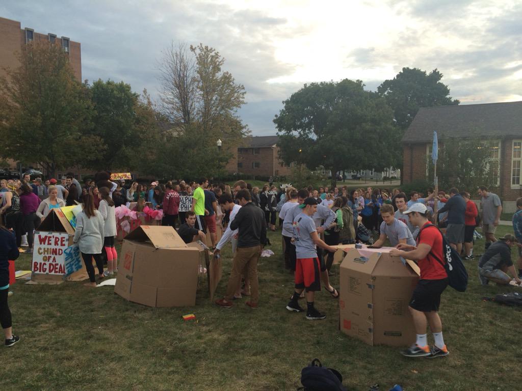DaytonGreekWeek's tweet photo. Things are getting INTENSE http://t.co/TRRyS6Hp2r