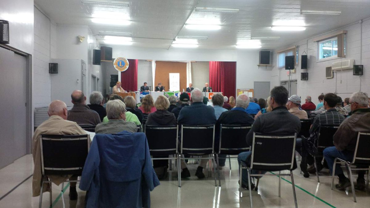 Thanks Coboconk, Norland Area COC for organizing tonight's debate #RealChange #cobyconk