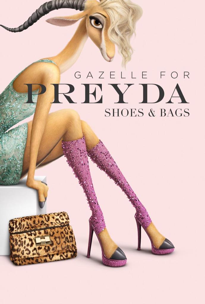 kevin_saad's tweet photo. Un p'tit sac Preyda pour la #parisfashionweek ? #Zootopie #disneyboxoffice http://t.co/sqMqLZwSCr