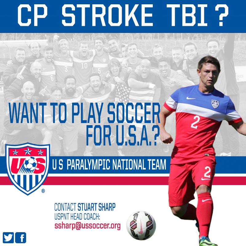ussoccer_ENT's tweet photo. US SOCCER NATIONAL TEAM TRY OUTS
Players with #CerebralPalsy / #Stroke / #TraumaticBrain Injury get in touch.
#Soccer http://t.co/oCaNEQvuOq