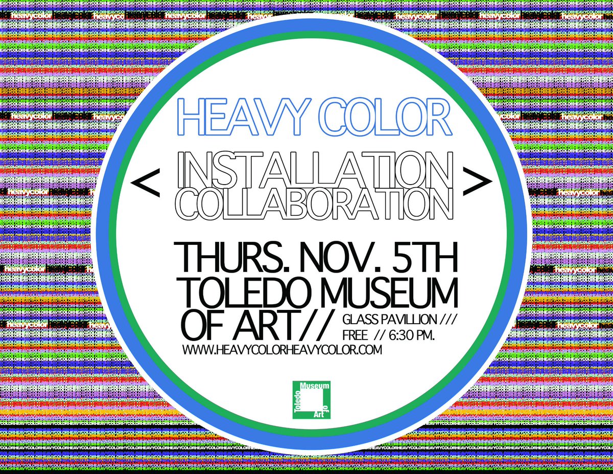 Installation//Collaboration  Nov 5th at TMA <a href="/ToledoMuseum/">Toledo Museum of Art</a> <a href="/heavycolorheavy/">heavycolor</a> #yusuflateefpainter //