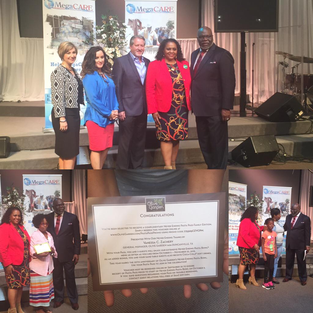 Megacare On Twitter Is Partnering With Olive Garden In Megacare On Twitter Is Partnering With Olive Garden In Duncanville Tx To Rebuild Families The Dallas Communities