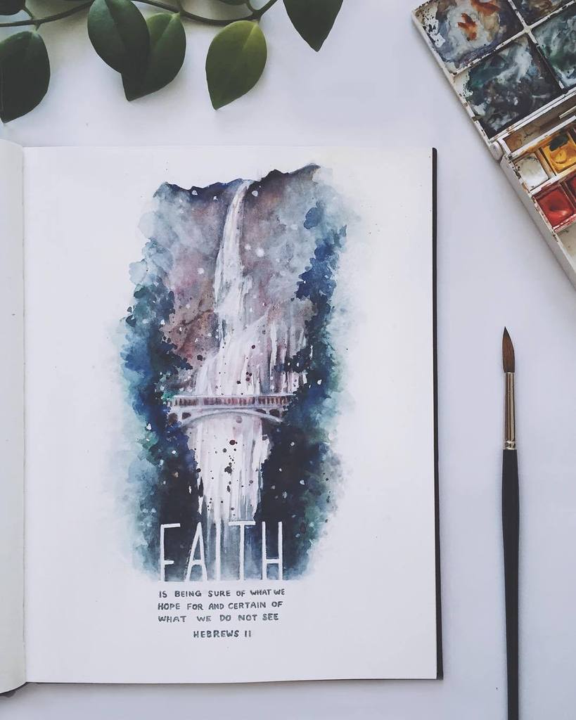 PaintedVerses's tweet photo. Faith is being sure of what we hope for and certain of what we do not see. - Hebrews 11:1 http://t.co/UT6CmiaylO