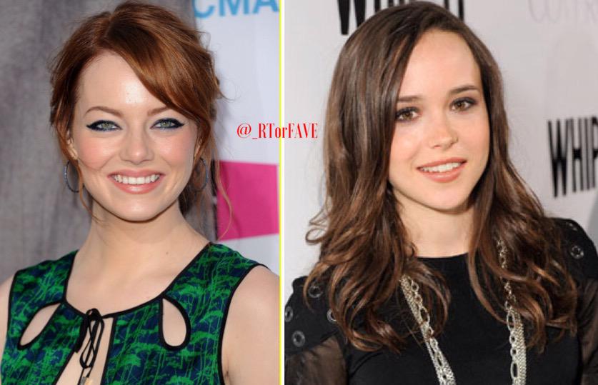 REQUESTED
RT for Emma Stone
FAV for Ellen Page