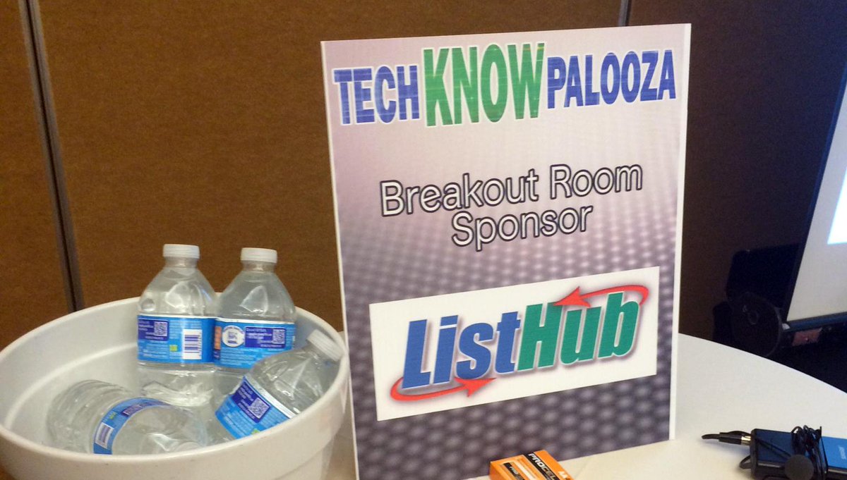 ListHub's tweet photo. Proud to be an official sponsor at @GRARealtors #TechKnowPalooza! #tkp15 http://t.co/RkWtgvI5r2