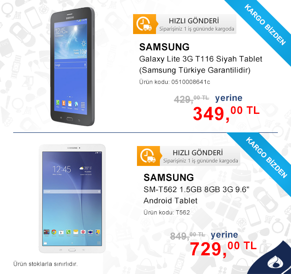 Stoklar Tükenene Kadar,
Ürün Kodu: 0510008641c
Ürün Kodu: T562
kaliteveucuzluk.com