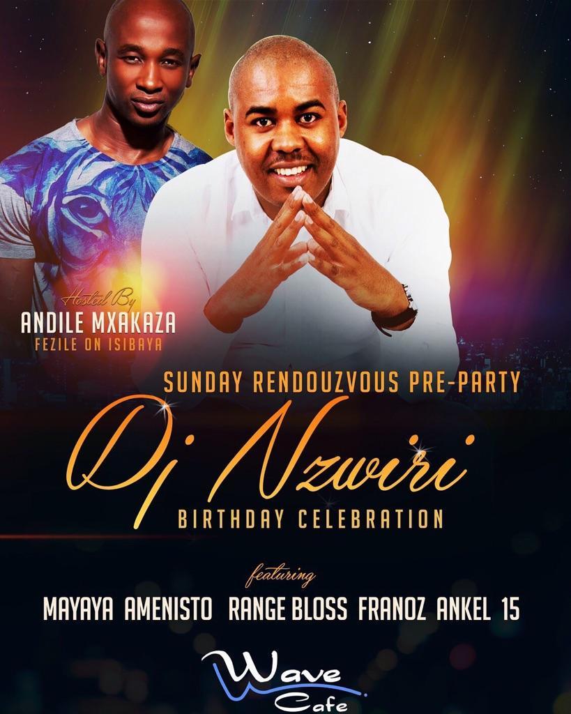 AndileMx2's tweet photo. Empangeni friday #wavecafe @djnzwiri please come & join us @andilemx @IsibayaMzansi #isibaya #welovefezile http://t.co/08EpBVJXKY