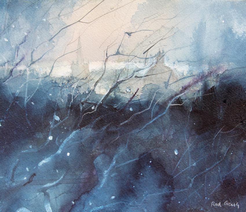 the dreaming spires in winter... #oxford #dreamingspires for Nov/Dec exhibition at @O3Gallery #winterlandscapes