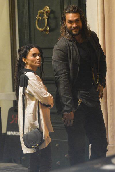 Social_couture_'s tweet photo. Lisa Bonet and Jason Momoa in Rome: September 2015 💮 http://t.co/QBmlbkj1HV