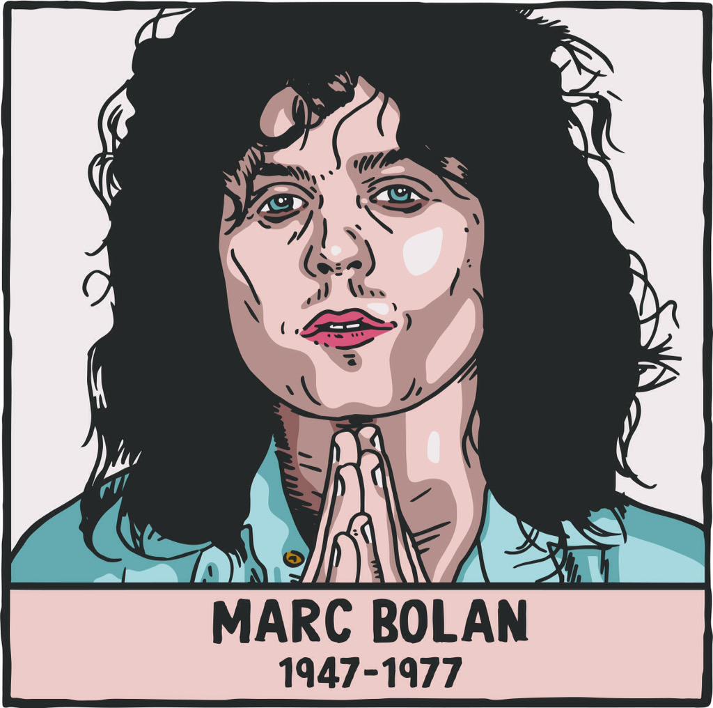 Happy 68th birthday Marc Bolan (1947-1977) Rest in peace   