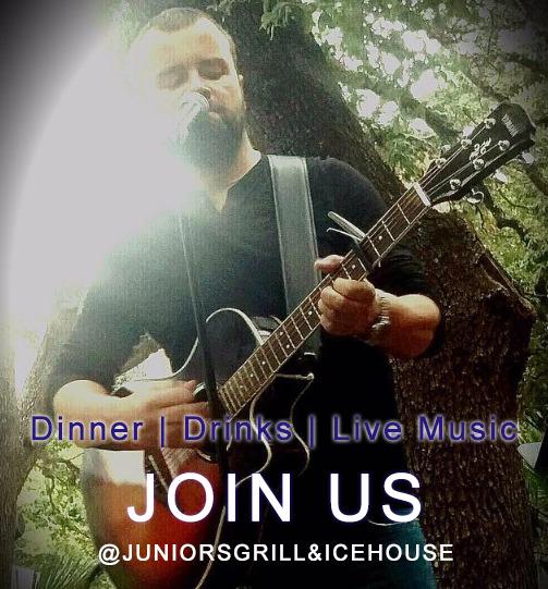 juniors_grill's tweet photo. Dinner – Check! Drinks – Check! Live Music – Check!

Josh Dyer plays on the patio tonight starting at 7pm. http://t.co/XLkc3aLzvP