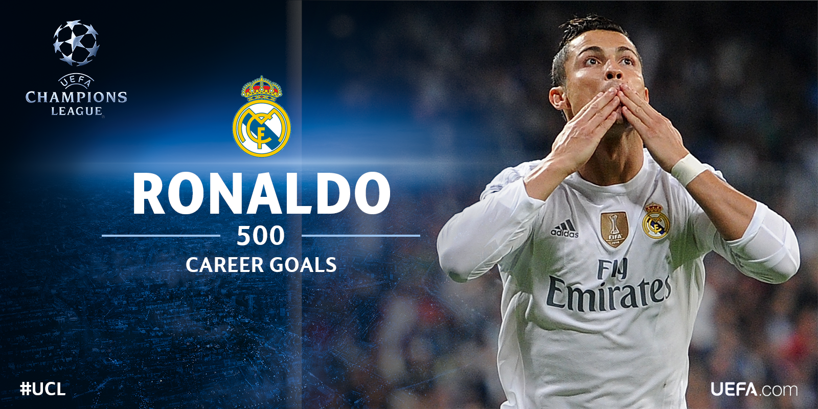 UEFA Champions League on X: 500 career goals for Cristiano Ronaldo! #UCL   / X