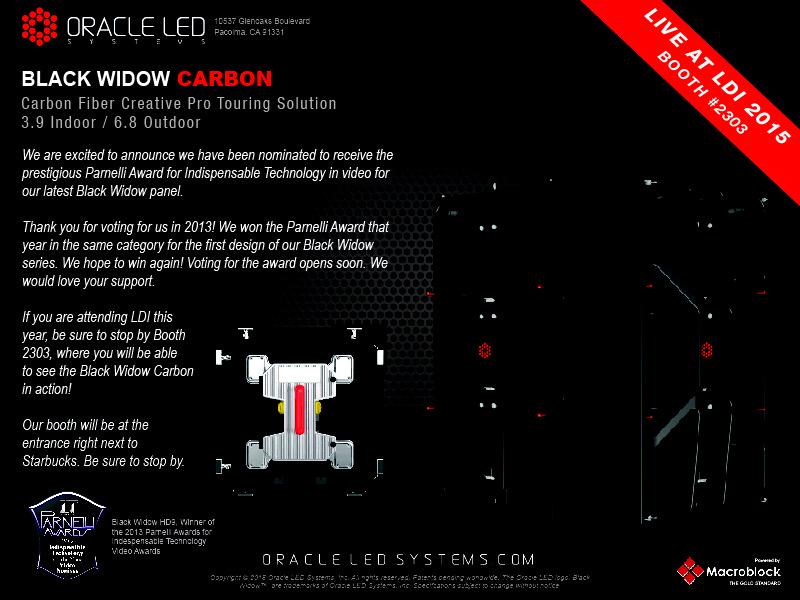 OracleLED's tweet image. Vote for us! #BlackWidowCarbon bit.ly/voteforBlackWi…