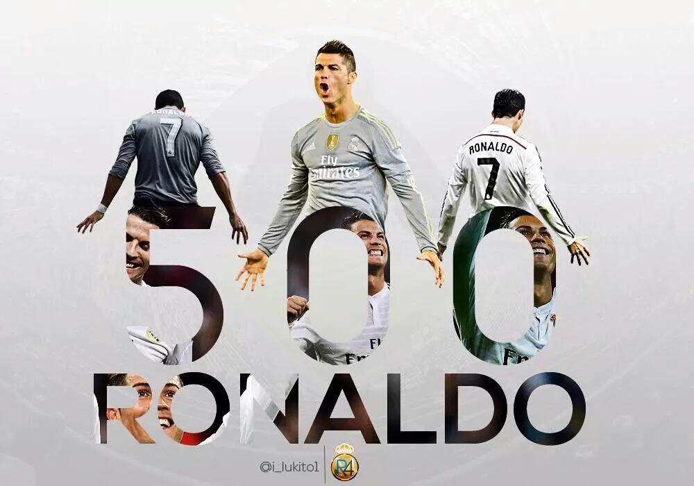 Bolanet's tweet photo. #LiveBolanet 500 gol CR7 dicetak dalam 753 laga.

Sporting: 5
Portugal: 55
MU: 118
Madrid: 322

One of greatest ever. http://t.co/O7jIfbL7Tq