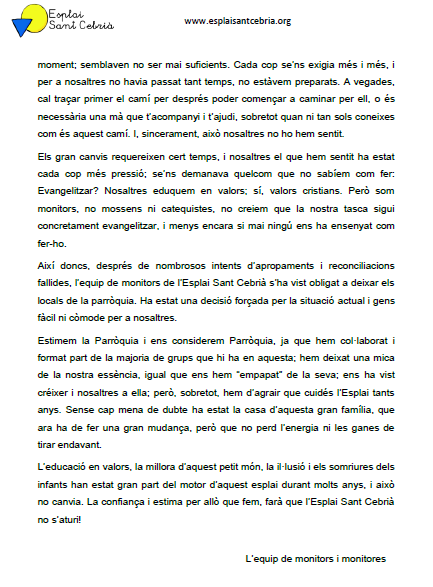 Esplai Sant Cebria tweet media