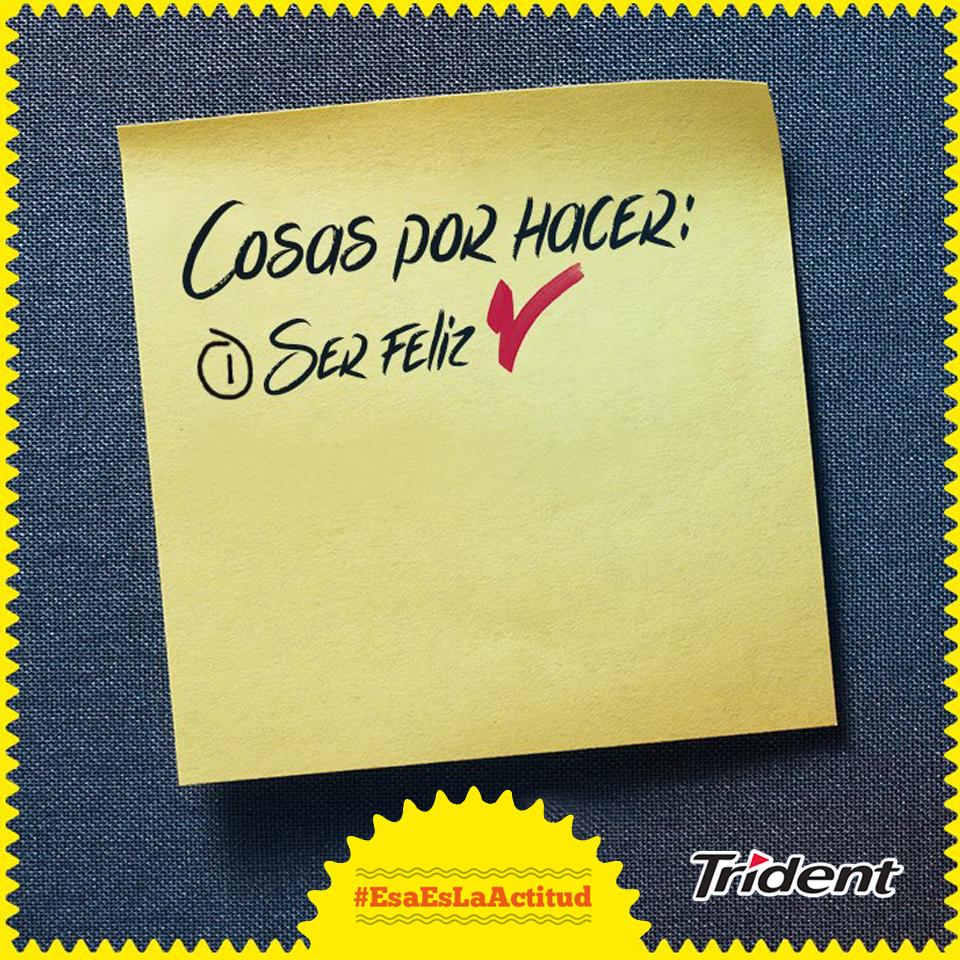 Tridentpy's tweet photo. Que ser feliz se una de tus tareas cada día.
#EsaEsLaActitud http://t.co/3dDoKzTKIK