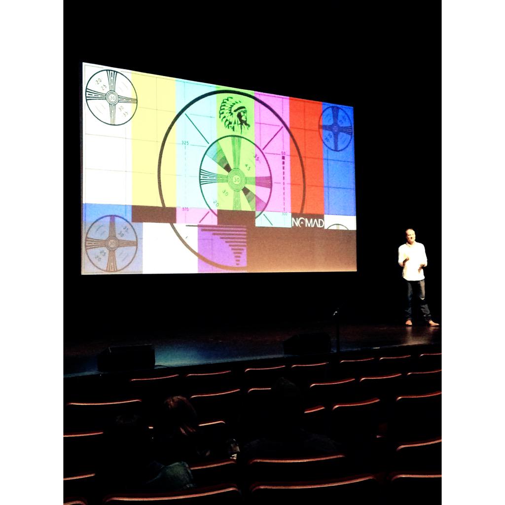 Camrobillard's tweet photo. Jason Rodi, le fondateur de Moment factory et Nomad, est avec nous cet après-midi. #jintercom http://t.co/pZRhGmjjFU