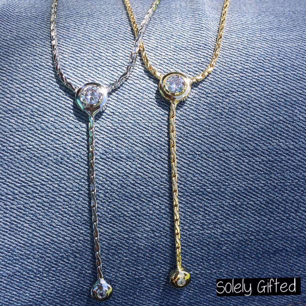 Silver or gold?! We can't decide.... 🌟 solelygifted.com/necklaces/ 🌟 #solelygifted #fashiondilemma #boutique #lasvegas