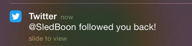 nymphethbn's tweet photo. when @SledBoon follows you on twitter 😍😱 #fangirlmoment #justboonthings http://t.co/1QNMbZQIAz