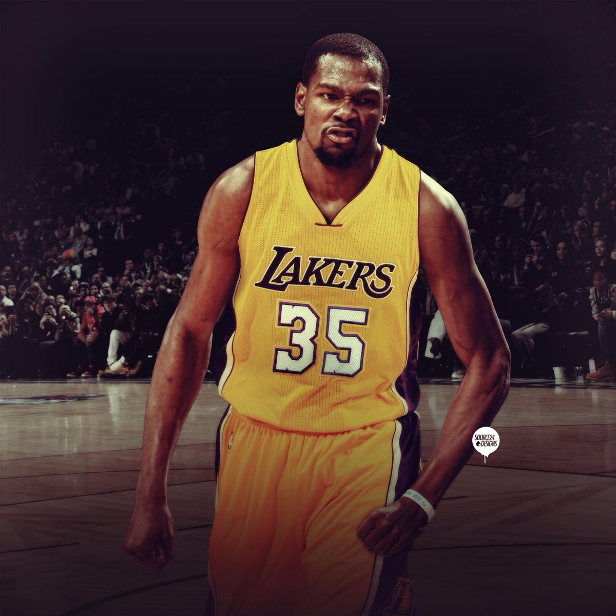 kevin durant in a lakers jersey