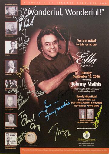 Happy birthday Today\s treasure poster signed by + greats  