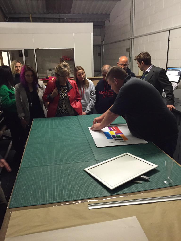 MorrisJFM's tweet photo. Quick peek at @yourprintuk for @TheRedClothing launch  #growth #biz http://t.co/sw5lakdOeM