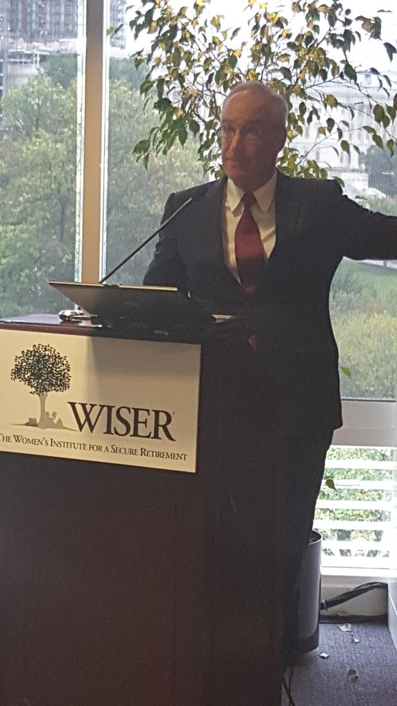 ACLI President and CEO Gov. Dirk Kempthorne speaks to the WISER DC Fall Forum. <a href="/RCHConsolidate/">Retirement Clearinghouse (RCH)</a> #nocashoutnoregrets