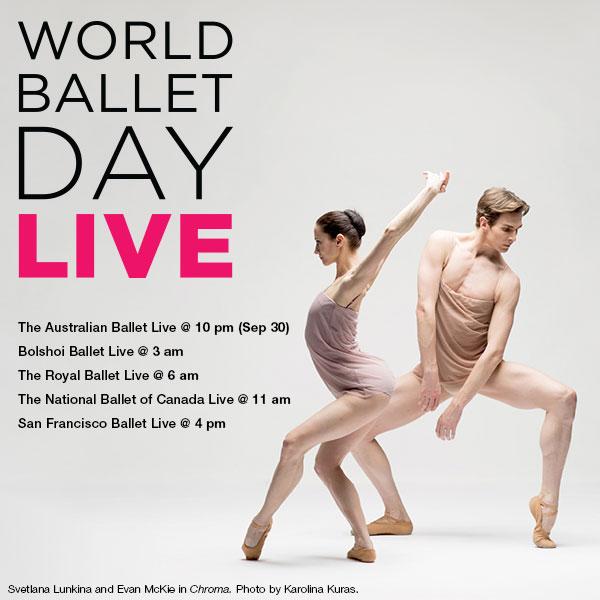 nationalballet's tweet photo. Final countdown to #WorldBalletDay! Set your alarms and watch all the action here live> http://t.co/VT2dVBMqhN http://t.co/UknzXjvHTj