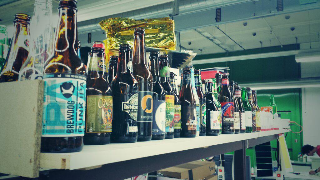 JonathanSobel1's tweet photo. #beerdecoded @hackuarium work in progress http://t.co/I3IBI1Tjly