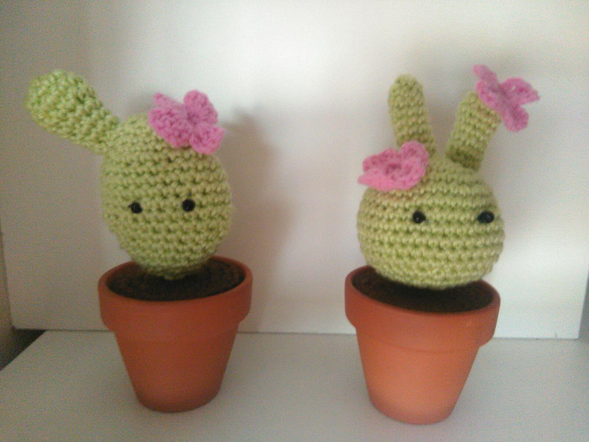 aratillos's tweet photo. Cactus!!  #crochet #cactus #amigurumi #tejer http://t.co/Q9Suh0JgyD
