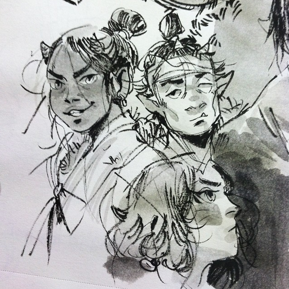 Hmmm this brush pen is a game changer 