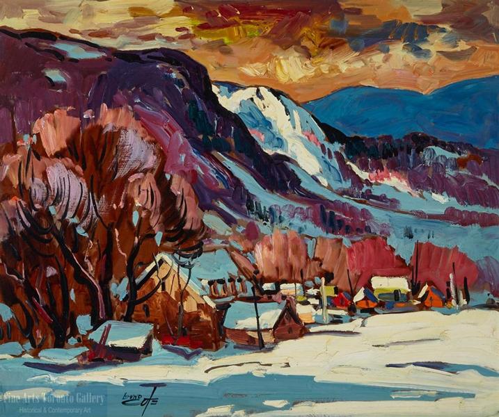 FineArtsToronto's tweet photo. Photo: "La Malbaie" (1989) by Bruno Cote at @FineArtsToronto. Link: http://t.co/RKz6acQW7V #paintings #canadianart http://t.co/IqDKIpOgkT