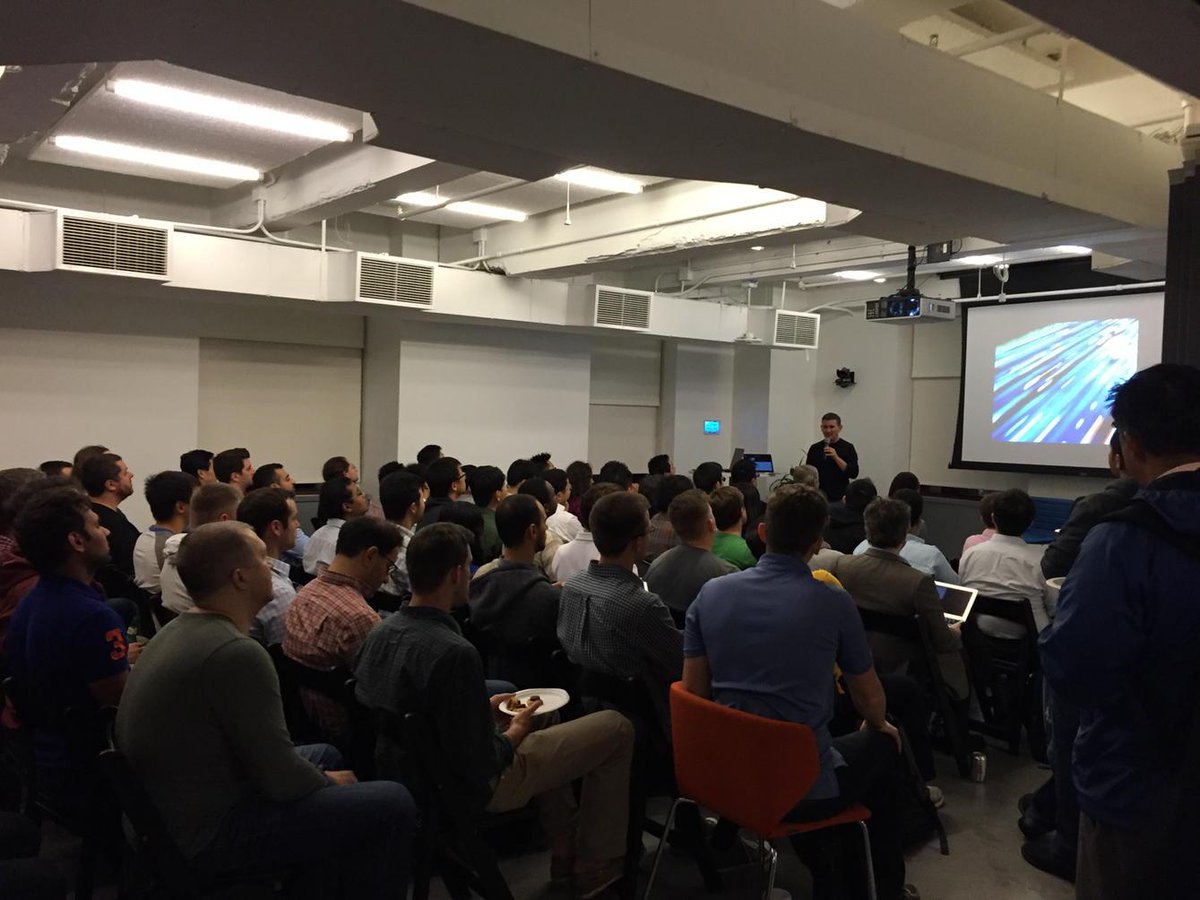 kapilsurlaker's tweet photo. @joe_hellerstein Keynoting @LinkedInEng big data meetup in NYC!! #libigdata #stratahadoop http://t.co/5qO4nigMHC