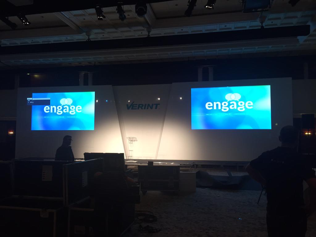 Tot morgen op Engage Benelux #verint15 in <a href="/HotelvanOranje/">Hotel van Oranje</a>! Wij zijn er klaar voor!