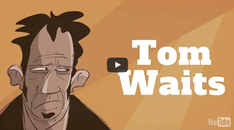 tomwaits's tweet photo. Watch Tom Waits' 1988 interview reimagined by the animation team for PBS @blankonblank series http://t.co/93SsVE0K9P http://t.co/FoaAlwz53Y