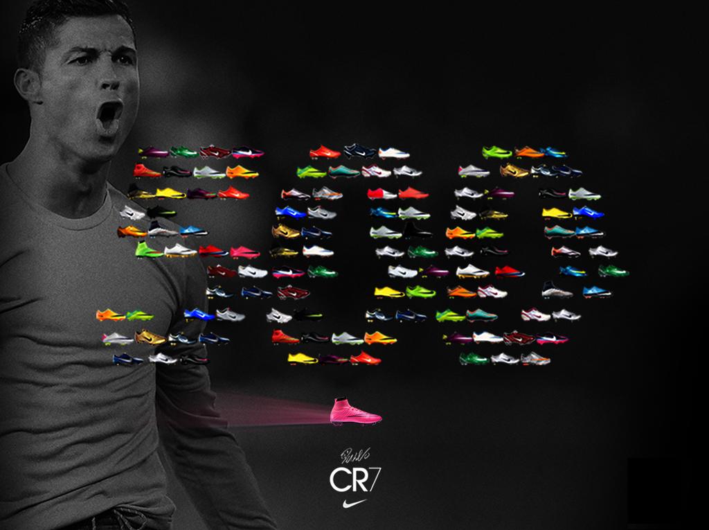 Cristiano's tweet photo. 500 #mercurial goals. More to come! Explore
some of the boots contributing to the
milestone: http://t.co/tXAjIBbTCZ http://t.co/6924pGw9qb