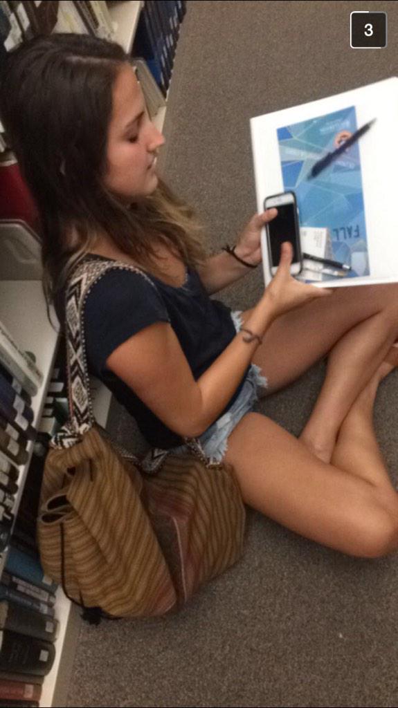 chanelatkins's tweet photo. When you have no friends so you sit in the library in between shelves 😂😂@saharjsardar http://t.co/v1TzGvG5KV