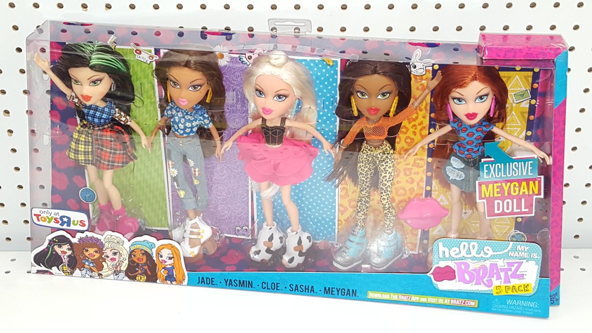 bratz hello my name is 5 pack