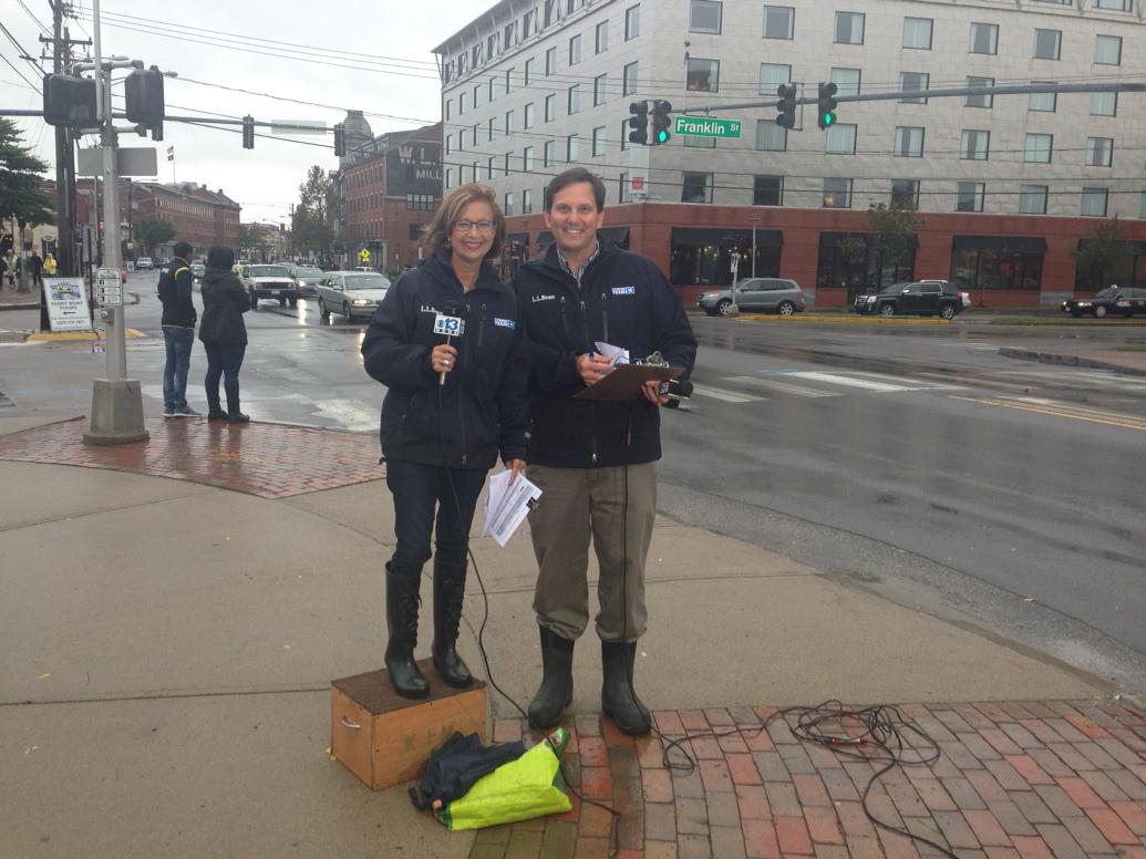 KimBlockMaine's tweet image. Almost ready to go - thank goodness for the box!  #verticallychallenged #liveoncbs13