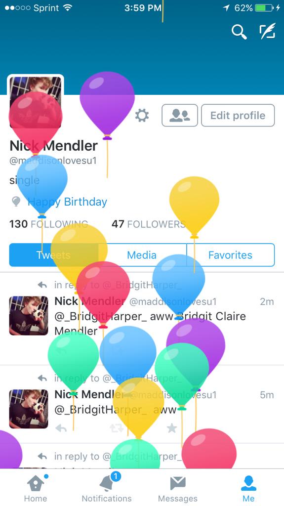 Nick Mendler (@maddisonlovesu1) on Twitter photo 