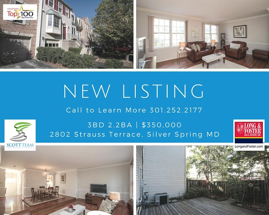 ScottTeamInt's tweet image. {New Listing} 
2802 Strauss Terrace, Silver Spring, MD | $350,000 | 3BD 2.2BA Learn more tinyurl.com/StraussTerr
